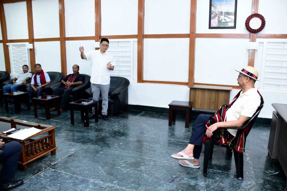 Peace must come first for development, administrative processes, says Manipur CM. (Photo source: Manipur CMO officials)