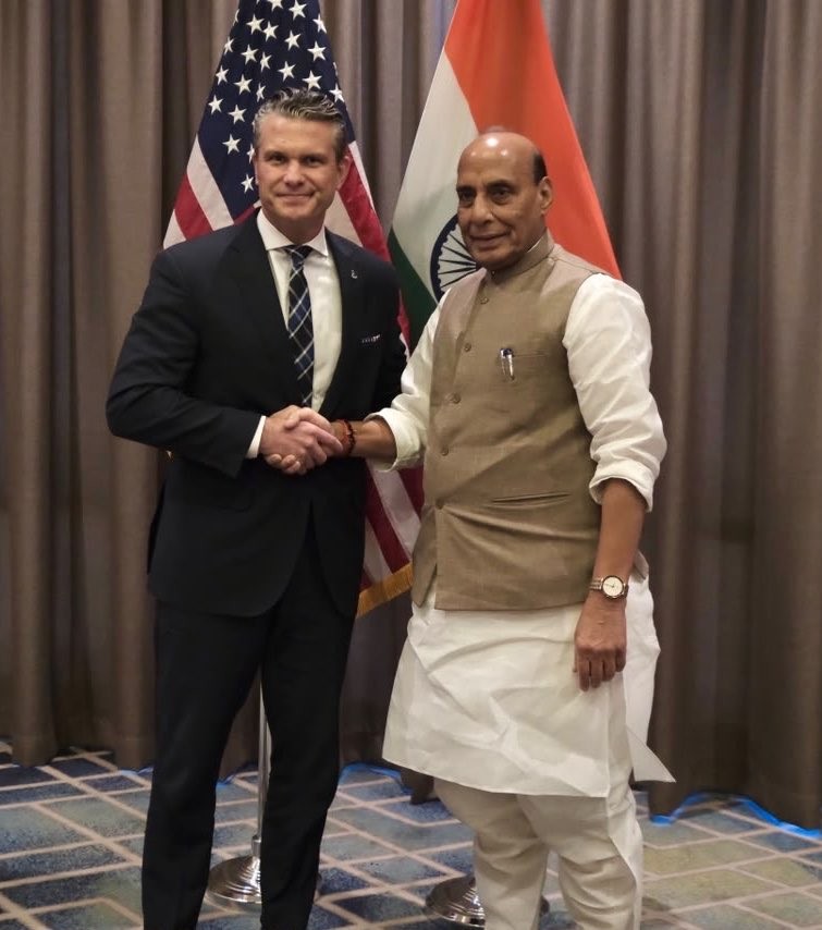 Rajnath Singh, Pete Hegseth discuss progress under India-US Defence Framework