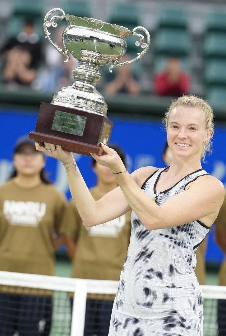 Siniakova beats Krueger in straight sets to win Japan Open