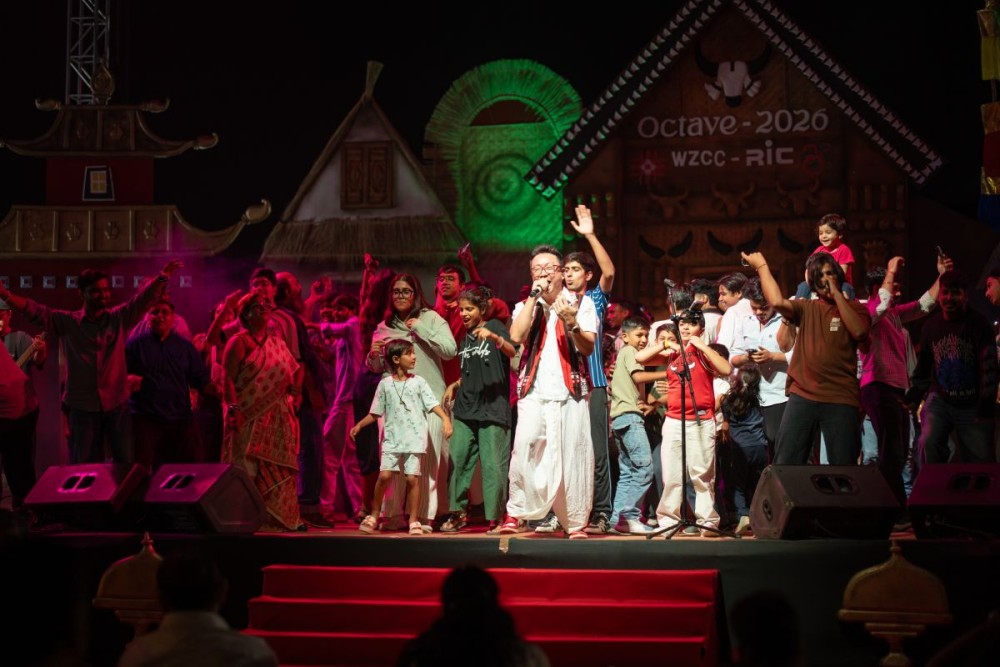 Alobo Naga & The Band (ANTB) from Nagaland performs at OCTAVE 2026 Festival in Rajasthan International Centre, Jaipur on October 4.