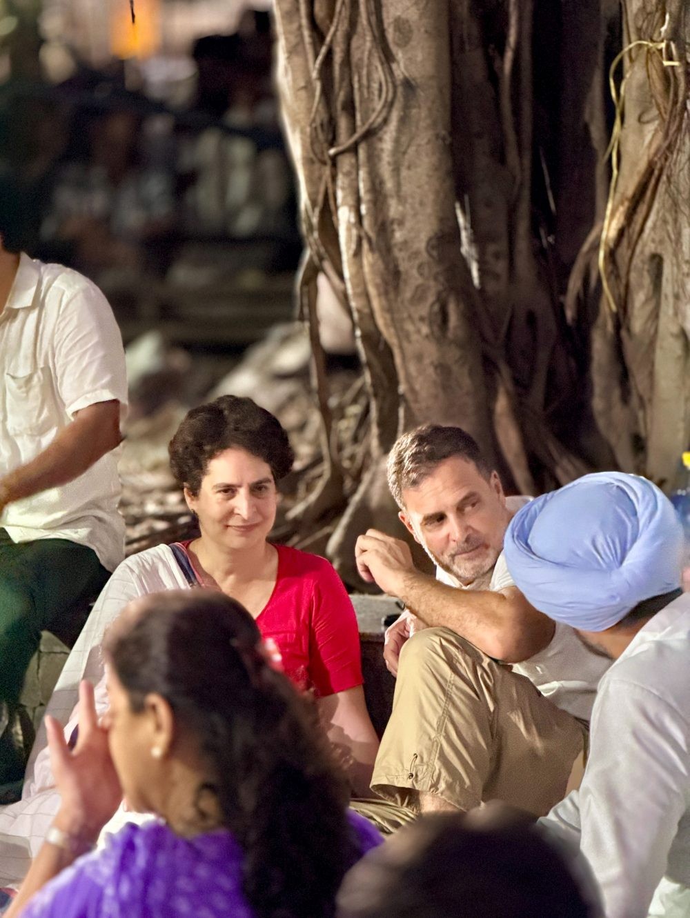 INDIA bloc stir: Rahul, Priyanka Gandhi detained from Akashwani Bhavan after over 9 hours of sit-in