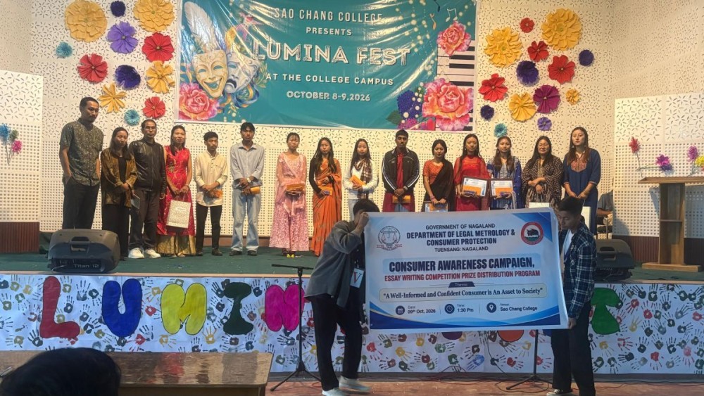 Winners with the Sao Chang Government College faculty and LMCP officials. (Photo Courtesy: LMCP)