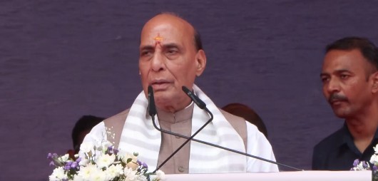 Rajnath Singh calls for making Indian shipyards globally competitive. (Photo source: X/@rajnathsingh)