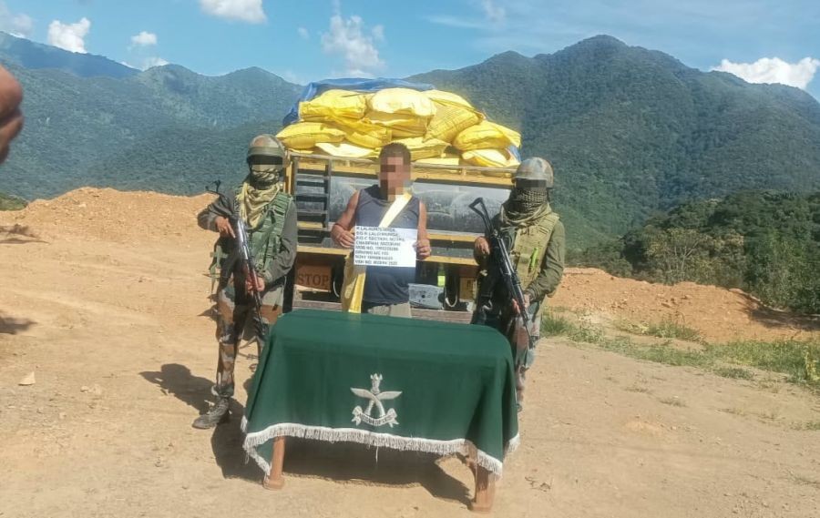 Assam Rifles seizes contraband worth Rs 6.19 crore in Mizoram, six held. (Photo source: Assam Rifles)