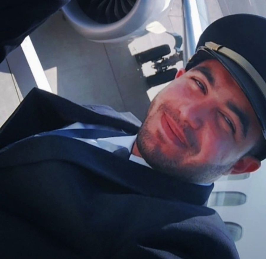 Hamam Al Hamami, the co-pilot of the Dubai-Tel Aviv flydubai flight (Photo source: X/@IsraelWarRoom)