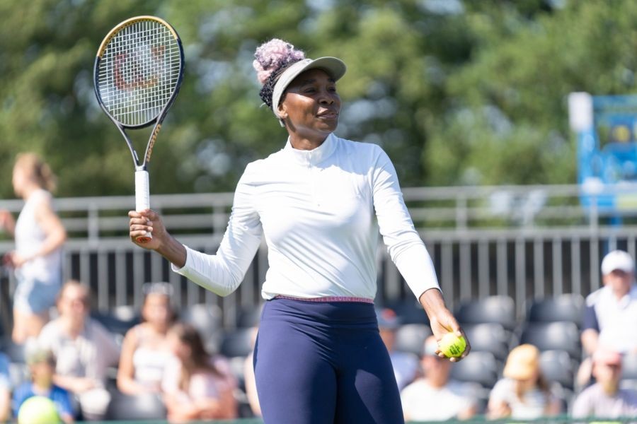 Venus Williams crashes out in opener with sister Serena watching from the stands. (credit: Libema Open)
