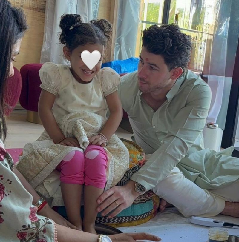 Priyanka Chopra, Nick Jonas perform Kanya Pujan of daughter Malti Marie on Dussehra