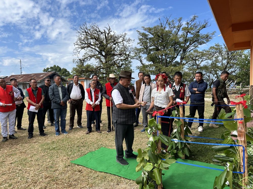 Advisor G Ikuto Zhimomi inaugurated four development projects under the LADP-ICONIC scheme in his constituency, 34 A/C Aghunato, during a three-day programme from October 20 to 22.