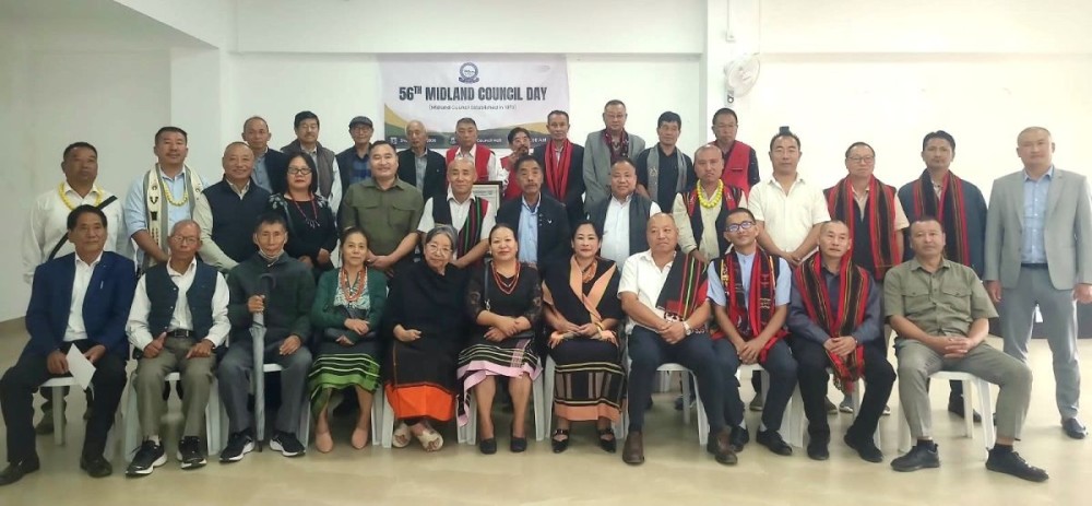Dignitaries and others during the observance of 56th Midland Council Day on October 2. (Morung Photo)
