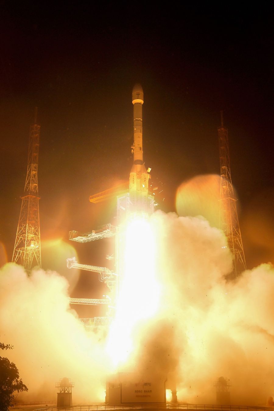 GSLV-F17 rocket carrying EOS-05, an Earth observation satellite, lifts off from the Second Launch Pad at Satish Dhawan Space Centre, Sriharikota, Andhra Pradesh, on September 4, 2026. (Photo: IANS/X/@isro)