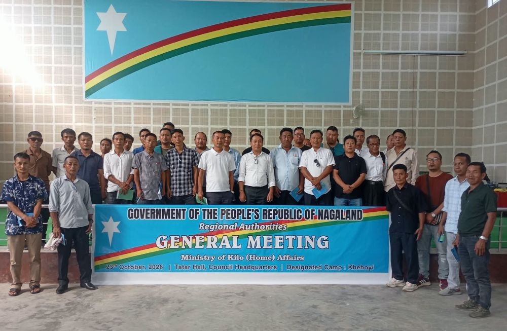 GPRN/NSCN Regional Authorities with Kilo Kilonser Ebibemo Lotha and kilo (Home) Affairs officials.