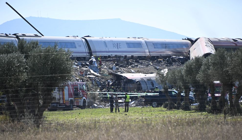 This photo taken on October 28, 2026 shows the site of high-speed train collision in Toledo province, Spain (Image courtesy: IANS/Xinhua)