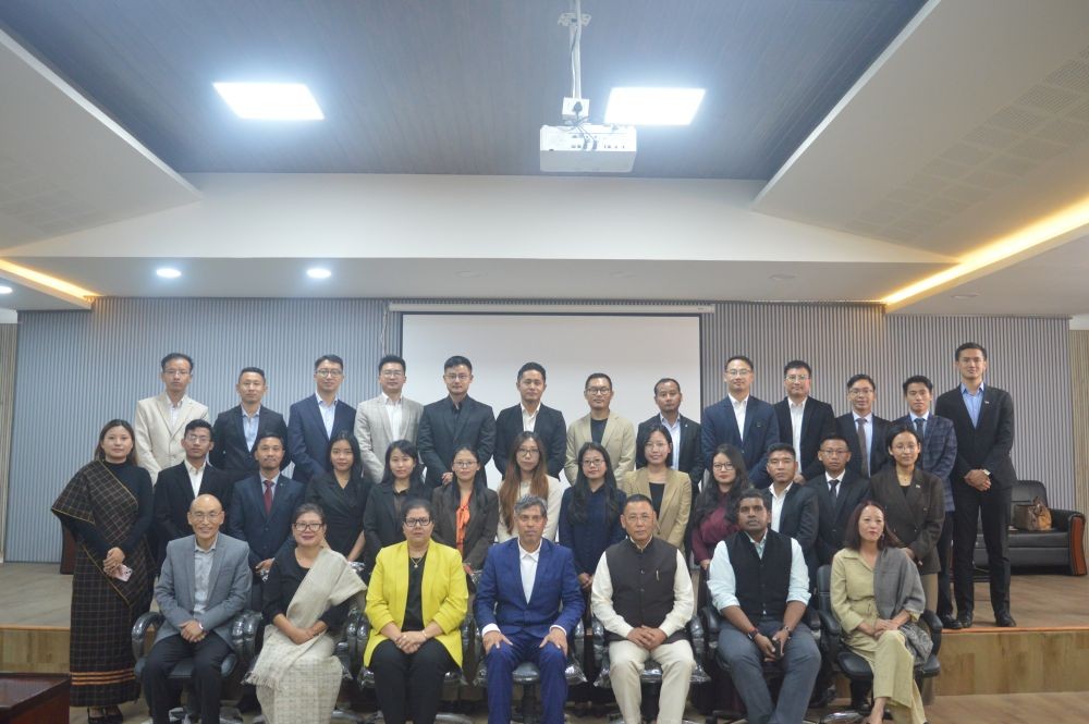 Officials along with the newly inducted State officers during the formal induction programme held at Vision Hall, ATI, Kohima on October 23.