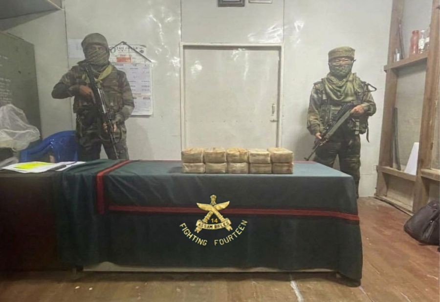 Drugs, foreign cigarettes worth Rs 10 crore seized in Mizoram; two arrested (Photo: Assam Rifles)