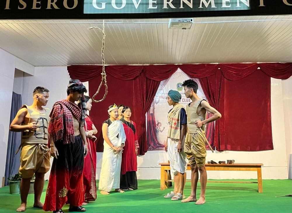 Pfutsero Government College staged its first-ever theatrical drama, organised by the Drama Club of Department of English at the PGC Auditorium on September 30.