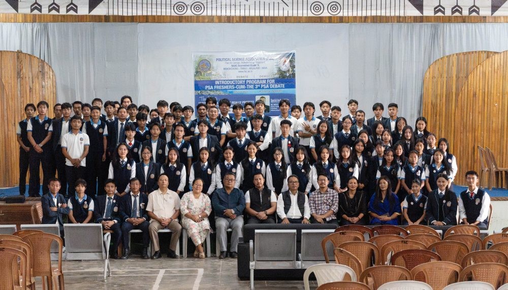 Political Science Association of Fazl Ali College with special invitee and faculty members from Department of Political Science and Ao after the PSA Debate at FAC Auditorium on October 3.