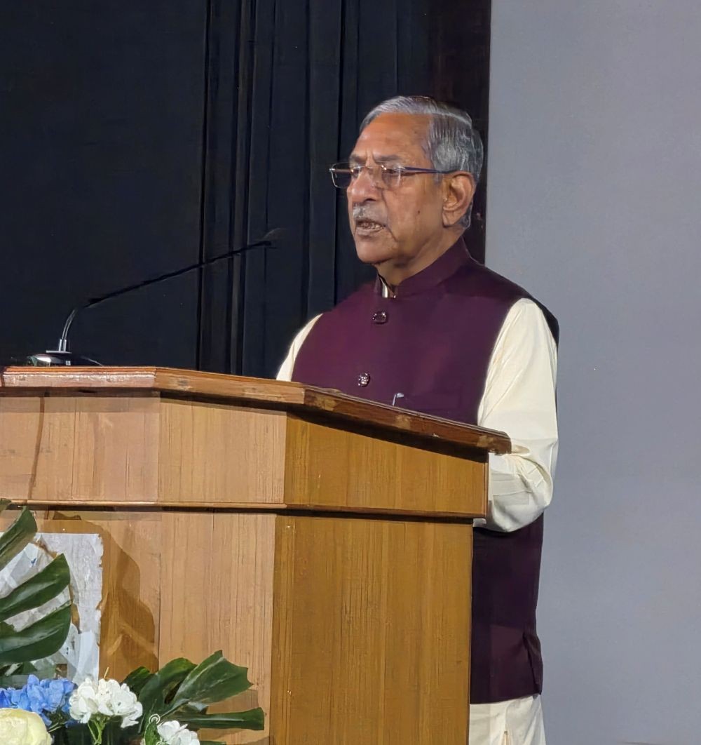 Governor of Nagaland, Nand Kishore Yadav addressing the inaugural programme of the 100th Regional Parents Meet (RPM) 2026 at RCEMPA Jotsoma on October 1.