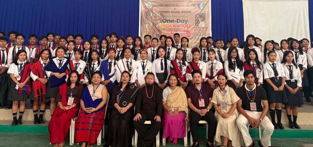 Officials and participants during the workshop held at the Multipurpose Hall, Eastern Christian College.