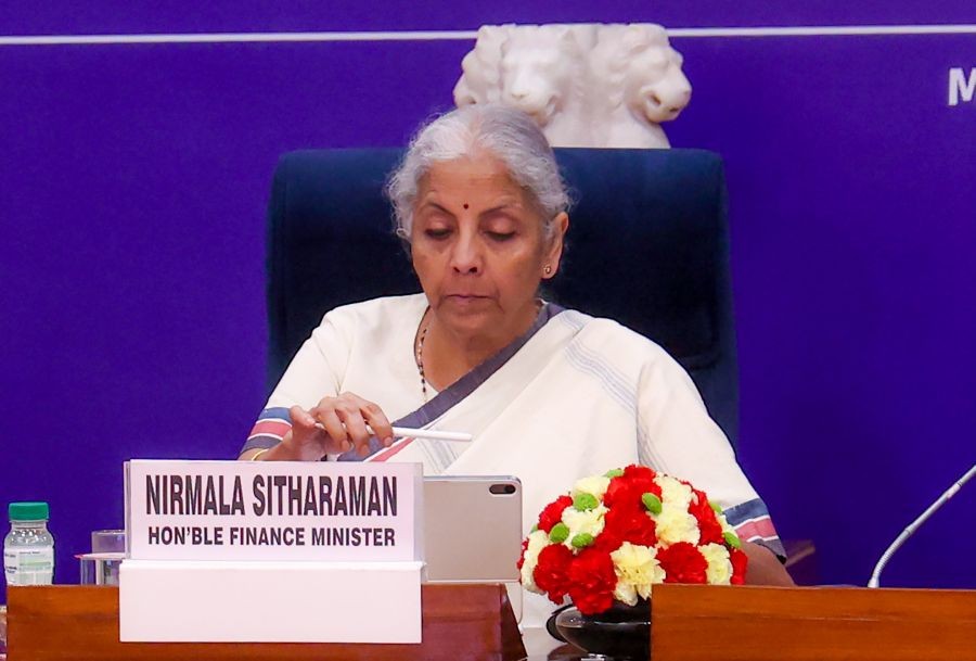 Union Finance Minister Nirmala Sitharaman chairs the 30th meeting of the Financial Stability and Development Council (FSDC) at Vigyan Bhawan in New Delhi on October 23, 2026. (Photo: IANS/Prem Nath Pandey)